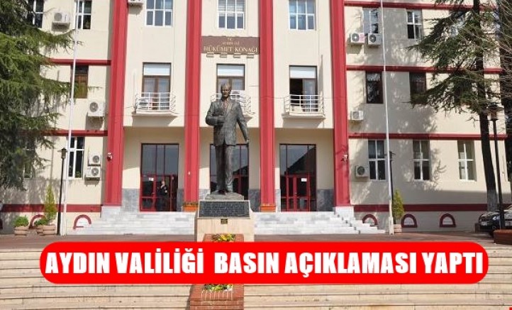 AYDIN VALİLİĞİ BASIN VE HALKLA İLİŞKİLER MÜDÜRLÜĞÜ BASIN AÇIKLAMASI YAPTI