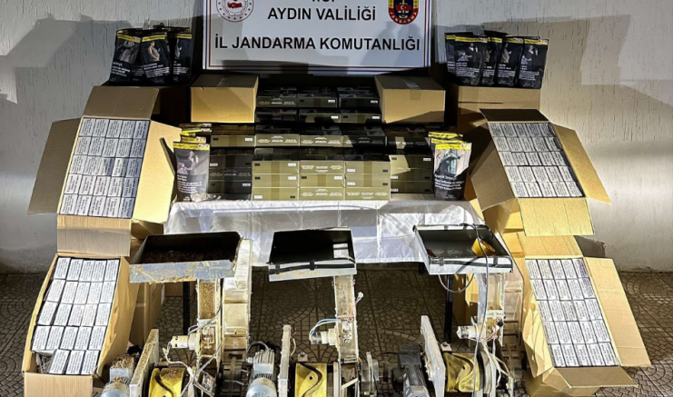 Halı Yıkama Dükkanında Bandrolsüz Sigara Operasyonu