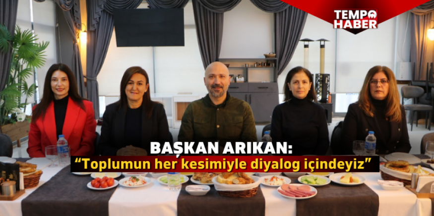 AK Parti Kadın Kolları ile Başkan Arıkan kahvaltı programında buluştu