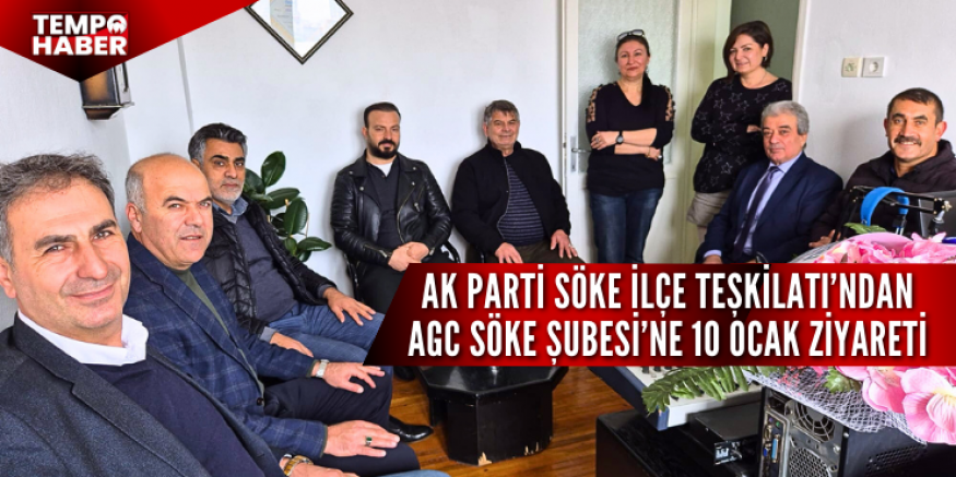 AK Parti Söke İlçe Yönetimi’nden Gazetecilere 10 Ocak Ziyareti