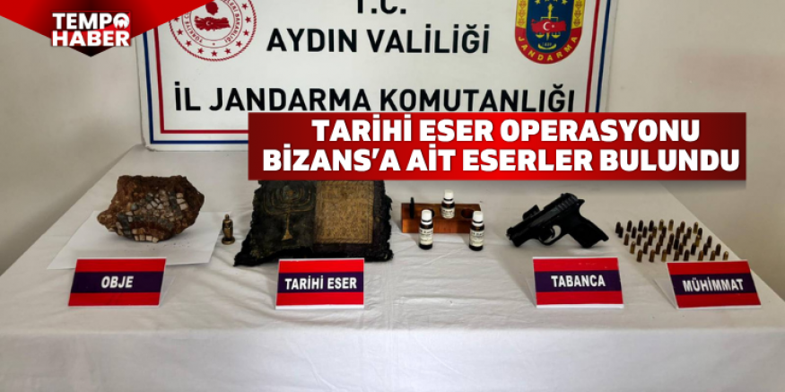 Aydın’da “Anadolu Mirası” operasyonu: Evden tarih fışkırdı