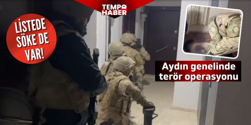 Aydın genelinde terör operasyonu: Söke de listede