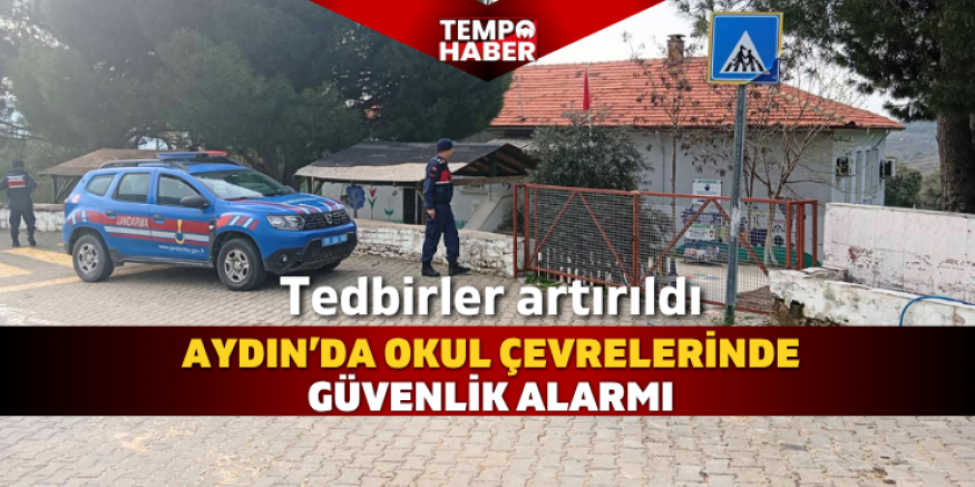 Öğrenciler için yeni önlem: Aydın Jandarma ekipleri okul önlerinde