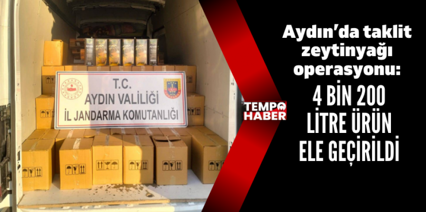 Otoyolda durdurulan araçtan milyonluk sahte zeytinyağı çıktı