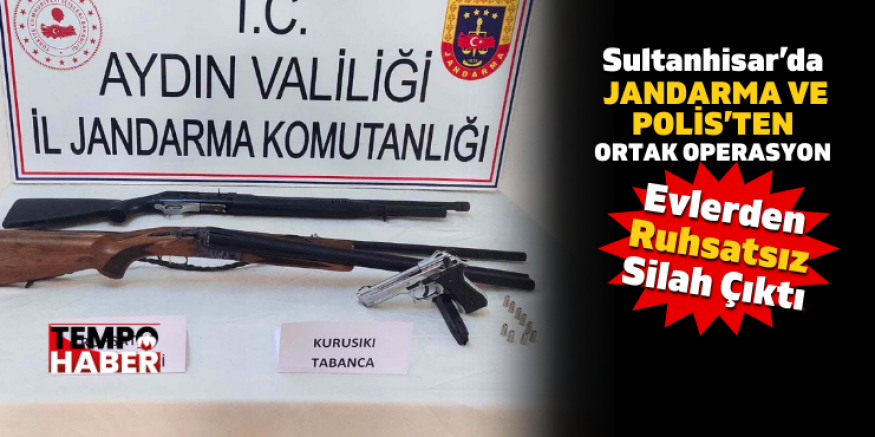 Salavatlı’da Eş Zamanlı Operasyon: Evlerden Ruhsatsız Silah Çıktı