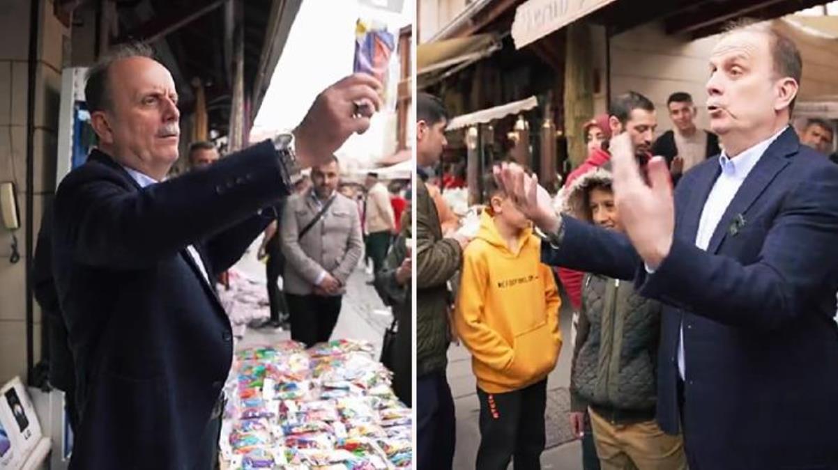 Sokağa inen AK Partili adaydan ilginç sözler: Büyüt büyüt, öv beni biraz öv