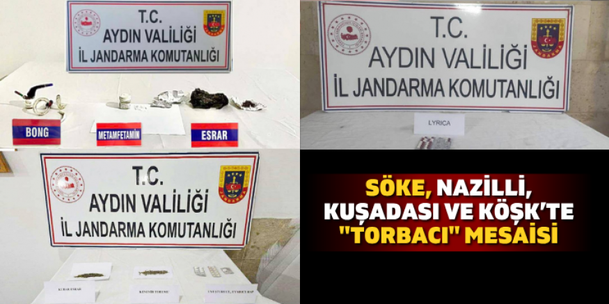 Söke ve Çevre İlçelerde Uyuşturucuya Darbe: 5 Tutuklama