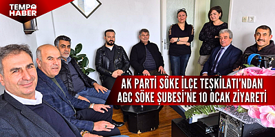 AK Parti Söke İlçe Yönetimi’nden Gazetecilere 10 Ocak Ziyareti