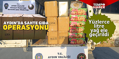 Aydın’da yol kontrolünde sahte ürünler ortaya çıktı