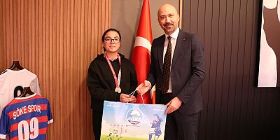 Başkan Arıkan Söke’nin gururu olan Judocuyu unutmadı