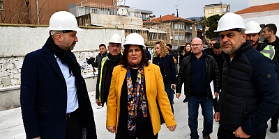 Çerçioğlu ve Arıkan Söke’de otogar ve otopark yapımını yerinde inceledi