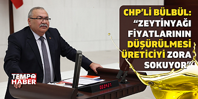 CHP’li Bülbül’den TARİŞ’e Tepki: Zeytinyağında Neler Oluyor?