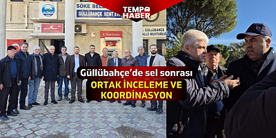 Güllübahçe’de sel sonrası sahada inceleme: çalışmalar sürüyor
