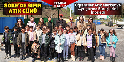 Hacı Kazımoğlu İlkokulu Öğrencileri Söke Belediyesi Atık Merkezi’ni Gezdi