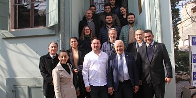 İYİ PARTİ BELEDİYE BAŞKAN ADAYI MEHMET KOYUNCU MESLEK ODALARINDA
