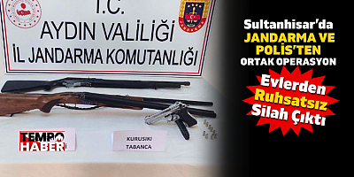 Salavatlı’da Eş Zamanlı Operasyon: Evlerden Ruhsatsız Silah Çıktı