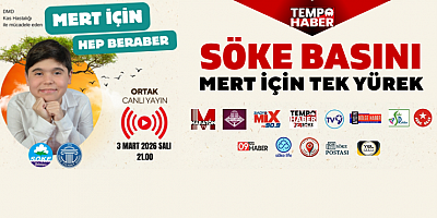 Söke basını, DMD ile mücadele eden Mert Özkaya için tek yürek