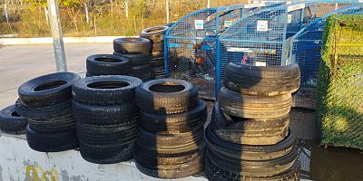 Söke Belediyesi 5 Ton Lastiği Geri Dönüşüme Kazandırıldı