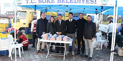 Söke Belediyesi, hem üreticinin hem vatandaşın yanında