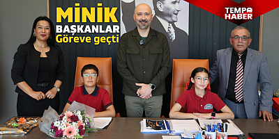 Söke’de 23 Nisan coşkusu: başkanlık koltuğu çocuklara devredildi