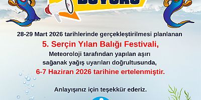 Söke’de festival planı değişti: sağanak yağış nedeniyle ertelendi