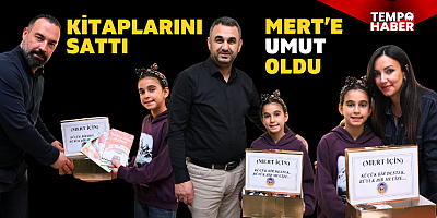 Söke’de minik yürekten büyük destek: İpek’ten Mert’e umut oldu