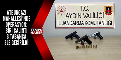 Söke’de Silah Ticareti Şüphesi: 3 Ruhsatsız Tabanca Ele Geçirildi