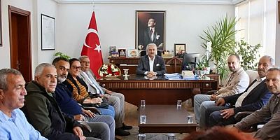 Söke Muhtarlarından Kaymakam Ali Akça’ya Ziyaret