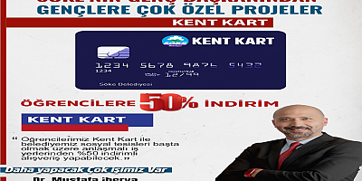 Söke’nin genç başkanından, gençlere çok özel projeler