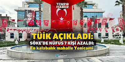 Söke’nin nüfusu geriledi, kırsalda düşüş dikkat çekti