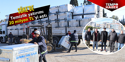 Söke’ye 345 yeni çöp konteyneri: Temizlik yatırımı 20 milyon TL’yi aştı